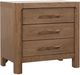 Modus Furniture Morris Claystone 3-Drawer Nightstand-0