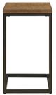 Powell® Barnes Brown C-Table with Black Base-5
