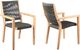Armen Living Madsen Outdoor Charcoal Dining Chairs-1