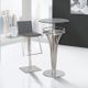 Armen Living Yukon Gray Round Bar Table-4