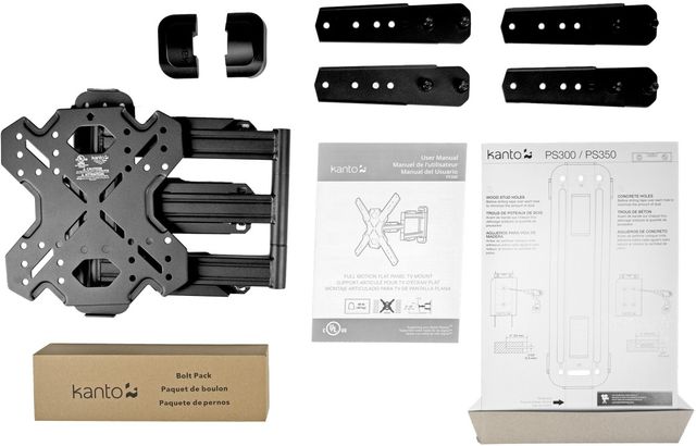 Kanto PS300 Black Full Motion TV Mount-3