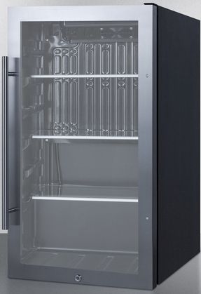 Summit® Commercial 19" 3.1 Cu. Ft. Stainless Steel Beverage Center-2