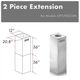 ZLINE 36" Stainless Steel Chimney Extension-3