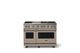 Viking® 5 Series 48" Nantucket Pro Style Gas (NG) Range with Polished Chrome Trim-0