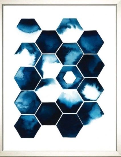 Classy Living Grace Popp Stormy Geometry I Wall Art-1
