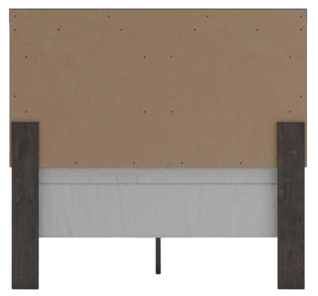 Signature Design by Ashley® Prendonea Charcoal Full Panel Bed-3