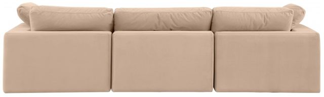 Meridian Furniture Comfy 3-Piece Beige Velvet Sofa-2