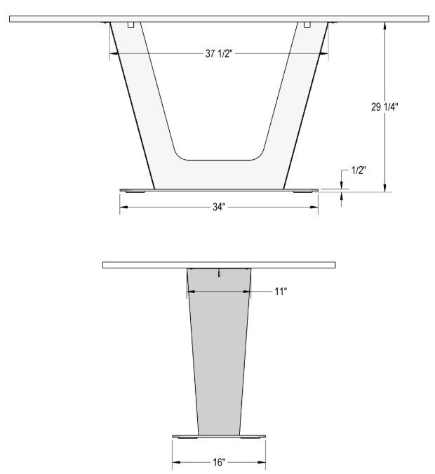 Amisco Customizable Amelia Dining Table-2