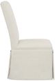 Fairfield® Entree Dining Straight Tall Back Skirted Side Chair with Tobacco Legs-2