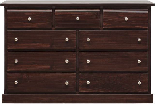 Mako Wood Furniture Soho Brown 9-Drawer Dresser-0