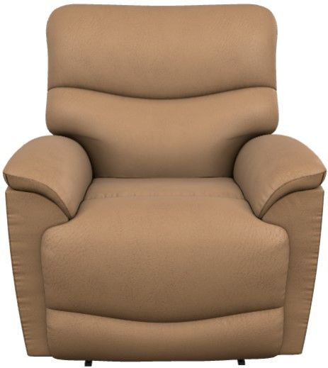 La-Z-Boy® Trouper Fawn Power Wall Recliner with Headrest and Lumbar-1