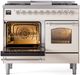 Ilve® Nostalgie II Series 40" Antique White Pro Style Dual Fuel Range-2