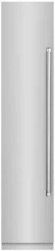 ZLINE 18 in. 8.6 Cu. Ft. Left Hinge Column Freezer in Stainless Steel with Graphite Gray Interior-0