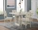 Elements International Avalanche Antique White Counter Side Chair-1