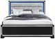 Global Furniture USA Soleil Charcoal King Panel Bed-2