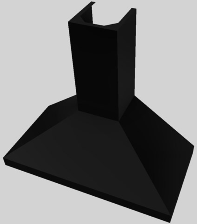 Vent-A-Hood® 42" Black Wall Mounted Range Hood-3