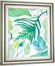 Classy Living Kat Papa Green Water Leaves I 22" Wall Art-3