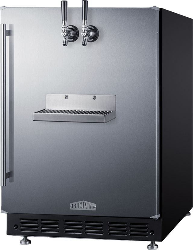 Summit® 5.3 Cu. Ft. Stainless Steel Built-In Cold Brew Coffee Kegerator-1