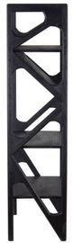 Porter International Designs Canberra Black Small Bookcase-2