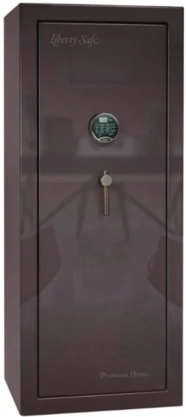 Liberty Safe Premium Home Black Cherry Gloss/Black Chrome 17 Electronic Gun Safe-0