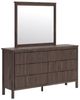 Signature Design by Ashley® Pamytta Brown Dresser and Mirror-0