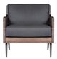 Jofran Inc. Karma Gray/Slate Accent Chair-3