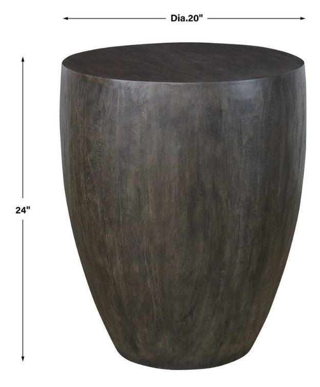 Uttermost® Lark Minimalist Walnut End Table-2