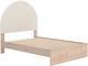 Signature Design by Ashley® Arloster Tan/White Full Upholstered Panel Bed-1