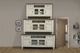 International Furniture Direct Stone Eggshell/Weathered Gray 60" TV Stand-1
