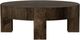 Four Hands Abaso Ebony Rustic Wormwood Oak Coffee Table-0
