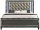New Classic® Home Furnishings Radiance Black Pearl California King Panel Bed-2