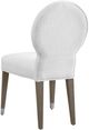 Bassett Mirror Farrah 2-Piece Porcelain White Dining Chair-2