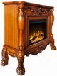 ACME Furniture Dresden Cherry Oak Fireplace-3
