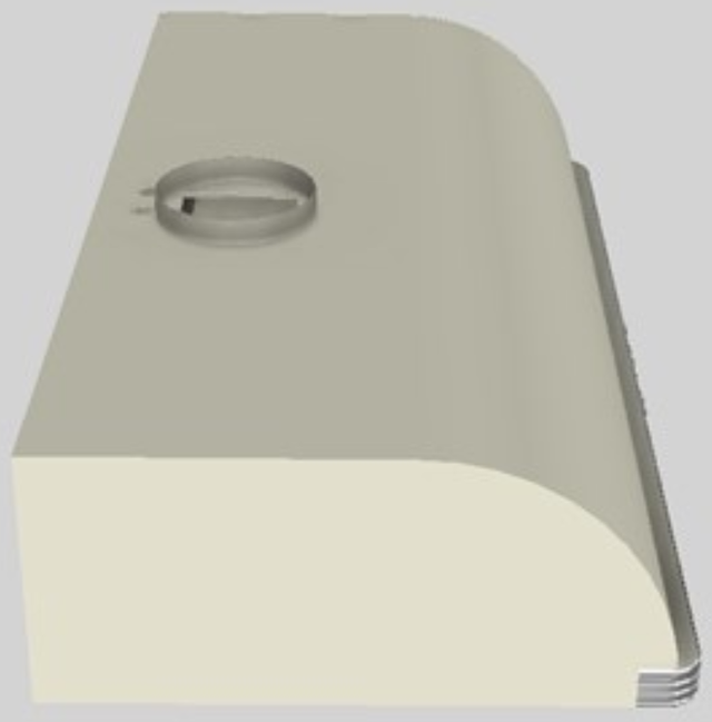 Vent-A-Hood® 42" Biscuit Retro Style Under Cabinet Range Hood-1