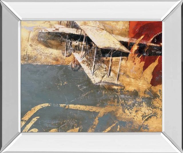 Classy Art Wheels and Wings by Aliaga, C. Mirrored Wall Art-0