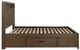 Benchcraft® Lelander Brown Queen Bookcase Storage Bed-4