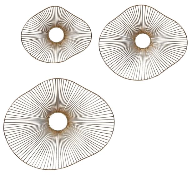 Uttermost® Avarie 3-Piece Gold Wall Decor Set-0