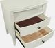 aspenhome® Charlotte Pebble White 2-Drawer Nightstand-1