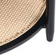 Crestview Collection Port Royal Natural Cocktail Table with Black Base-2