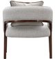 Michael Amini® Houston Gray/Walnut Accent Chair-4