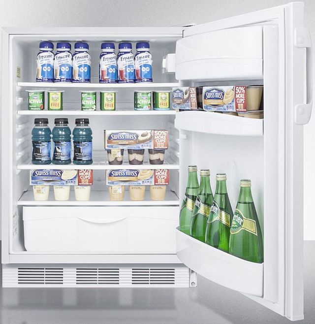 Accucold® by Summit® 24" 5.5 Cu. Ft. White Compact Refrigerator-3