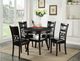 New Classic® Home Furnishings Gia 5-Piece Ebony Round Dining Set-1