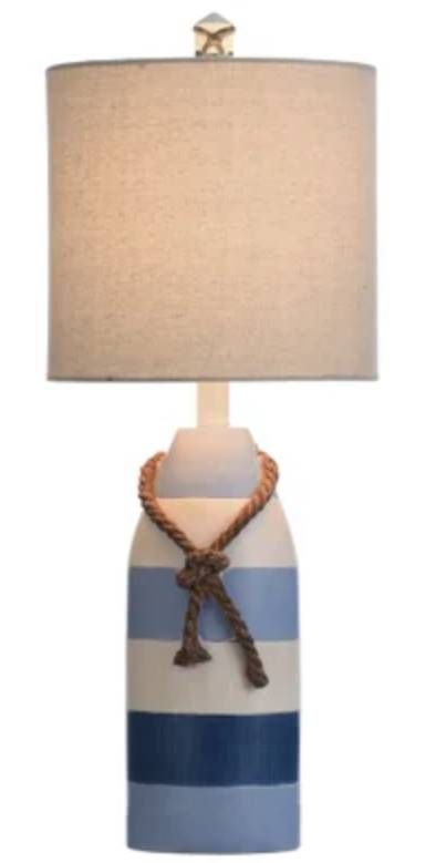 Stylecraft Beige/Blue/Dark Blue/White Table Lamp-1