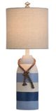 Stylecraft Beige/Blue/Dark Blue/White Table Lamp-1