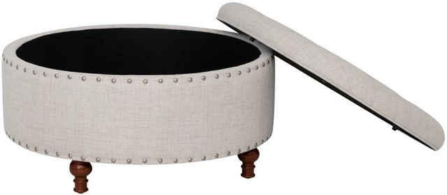 Linon Bella Natural Round Storage Ottoman-4