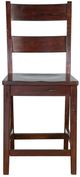 Sunny Designs™ Vineyard Rustic Mahogany 24" Ladderback Counter Stool-2