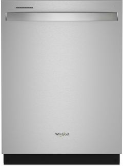 Whirlpool 24" Fingerprint Resistant Stainless Steel Top Control Built In Dishwasher