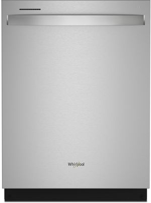 Whirlpool 24" Fingerprint Resistant Stainless Steel Top Control Built In Dishwasher