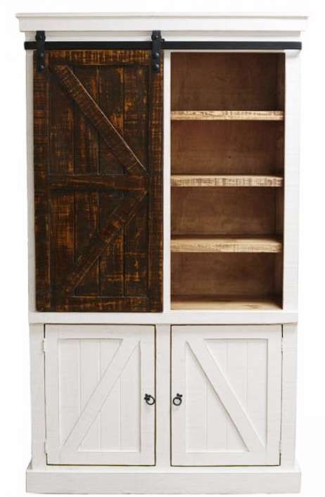Million Dollar Rustic Urban Brown/Off-White Bookcase-0
