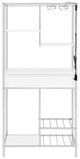 Coaster® Figueroa Chrome/White Cabinet-3